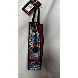 NWT Demdaco Women’s Decorative Headband Elastic Stretch Buttons Red multicolor